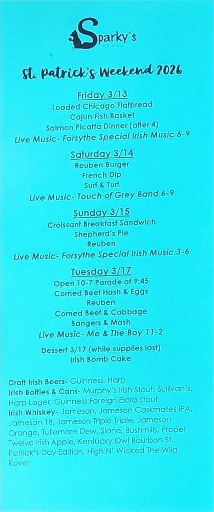 Sparky's Place Menu image 1